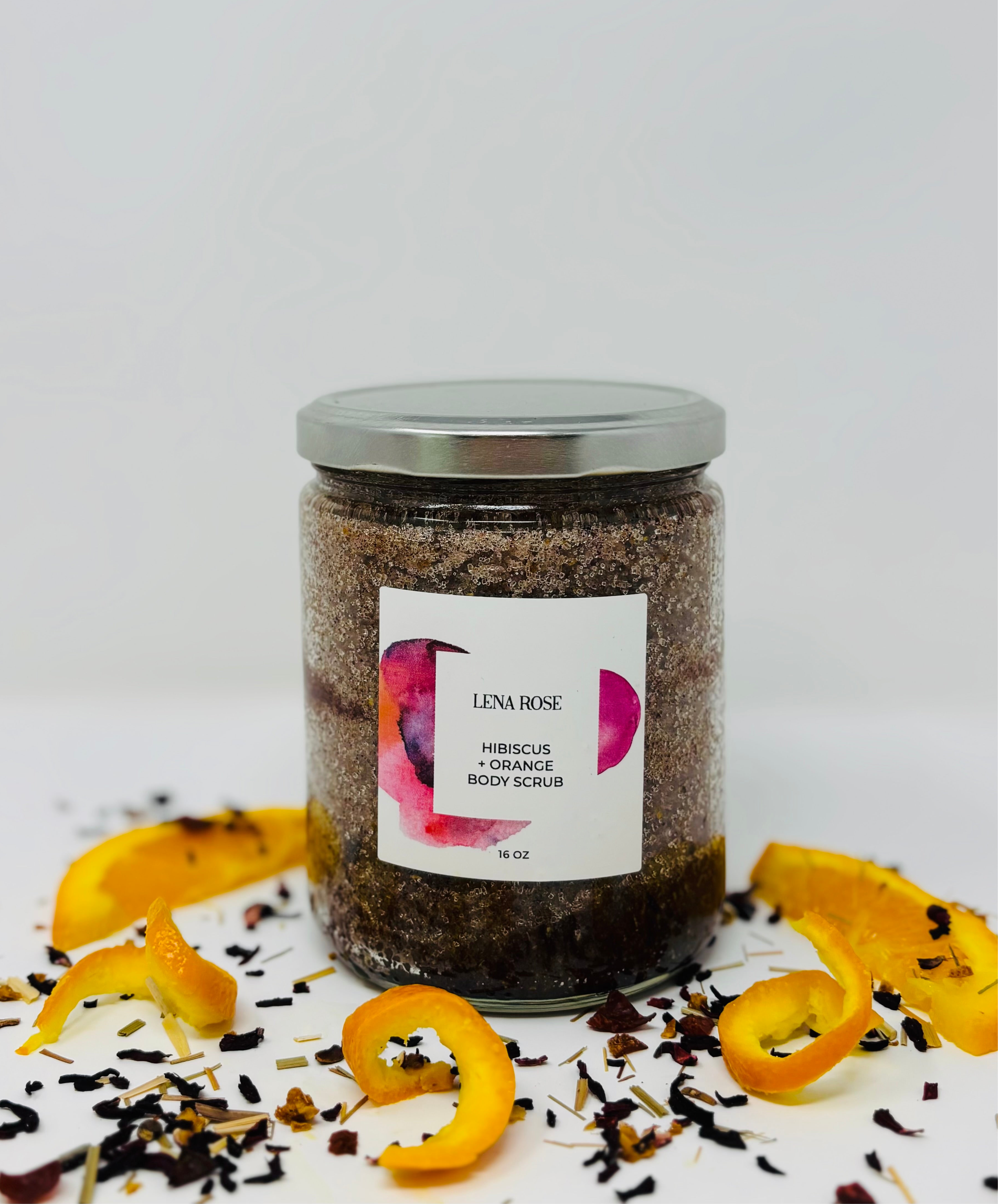 Hibiscus + Orange Body Scrub
