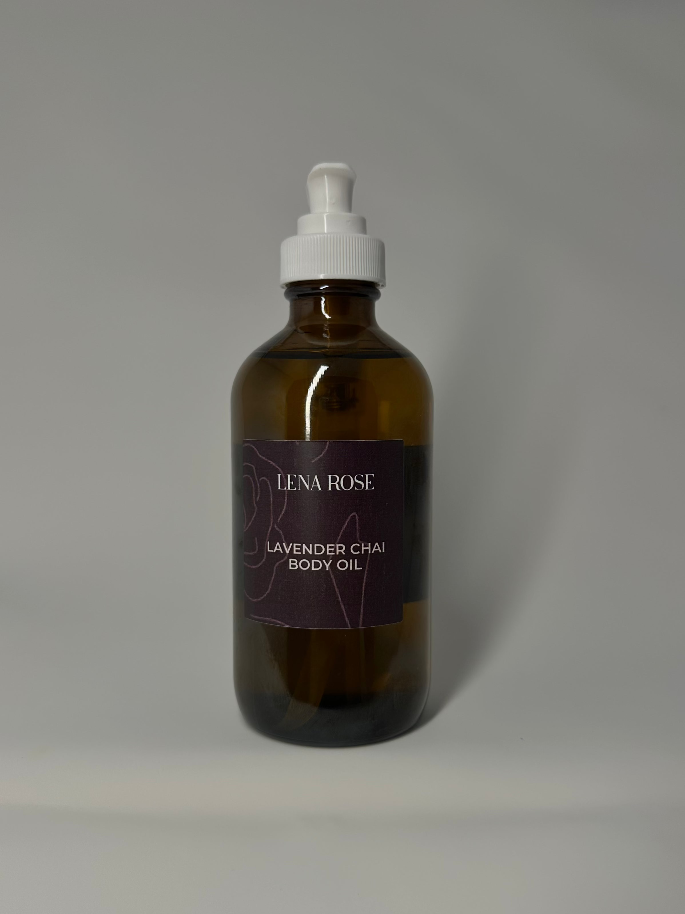 Lavender Chai Body Oil, a Lena Rose House Line body oil