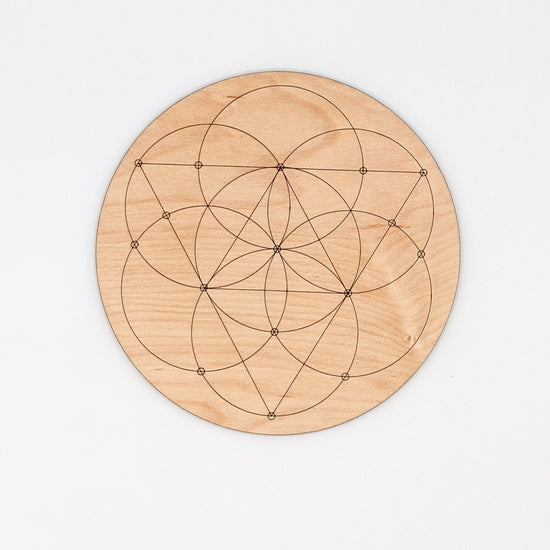 Seed of Life Crystal Grid | Lena Rose Beauty