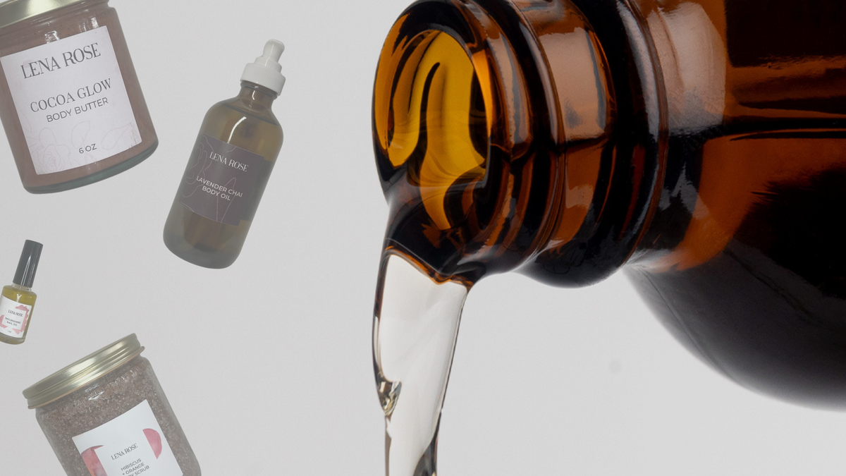 Lena Rose House Line body butters, scrubs, soaks and oils, handmade in small batches in Chicago