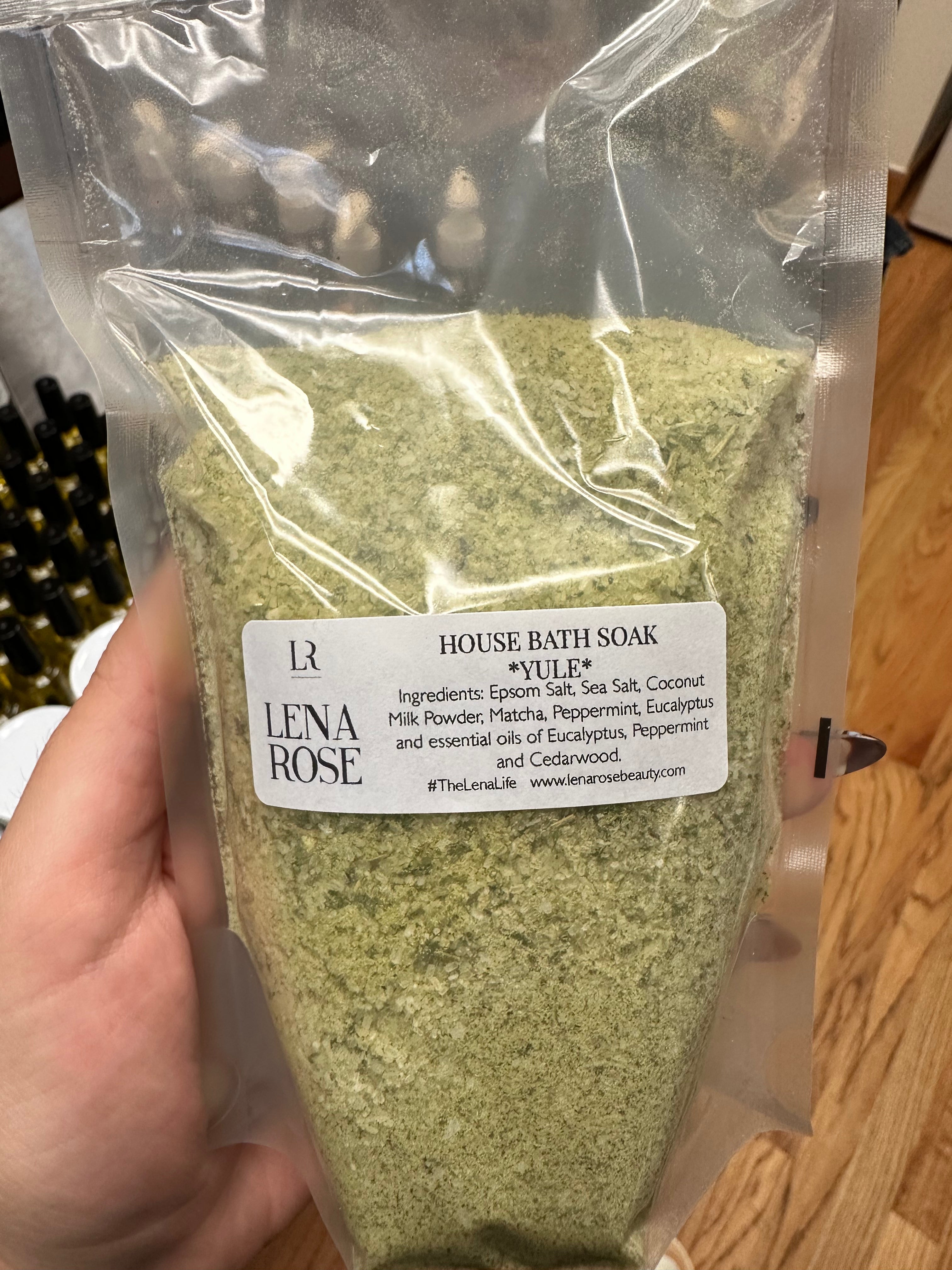 Yule (Winter Edition) - Invigorating House Bath Soak, a Lena Rose House Line bath soak