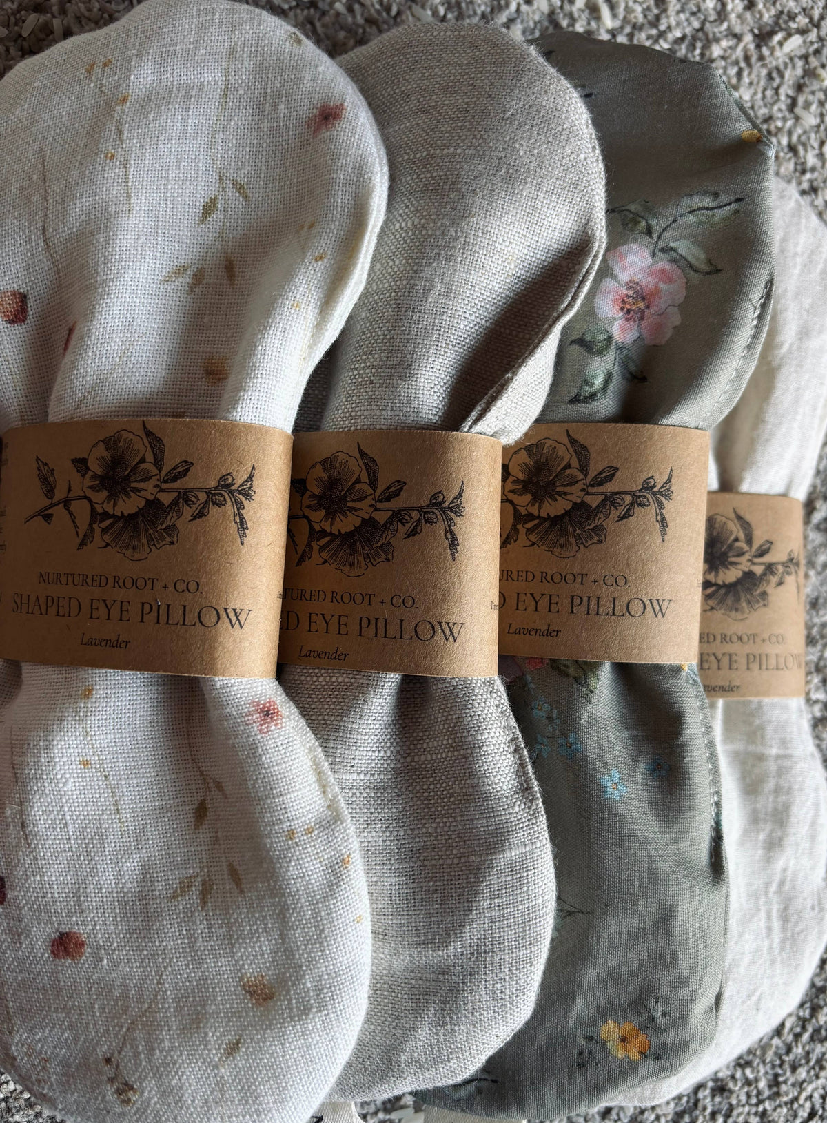 Organic Lavender and Rice Eye Pillow by Nurtured Root + Co.