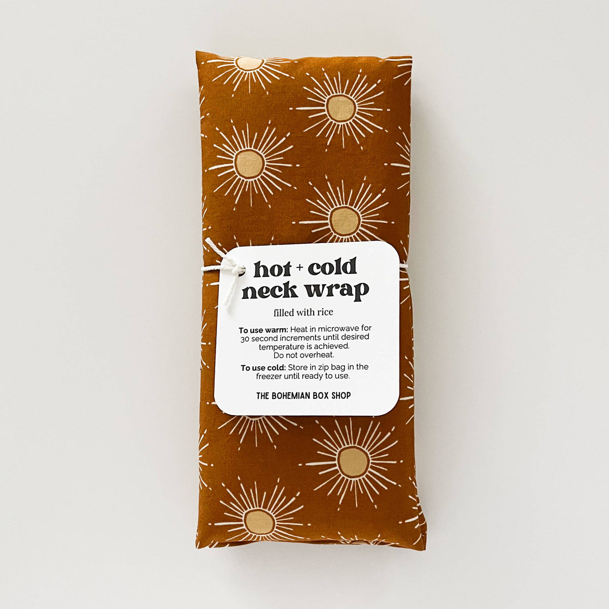 Hot & Cold Therapy Neck Wrap - Gleaming Sun Copper by The Bohemian Box Shop
