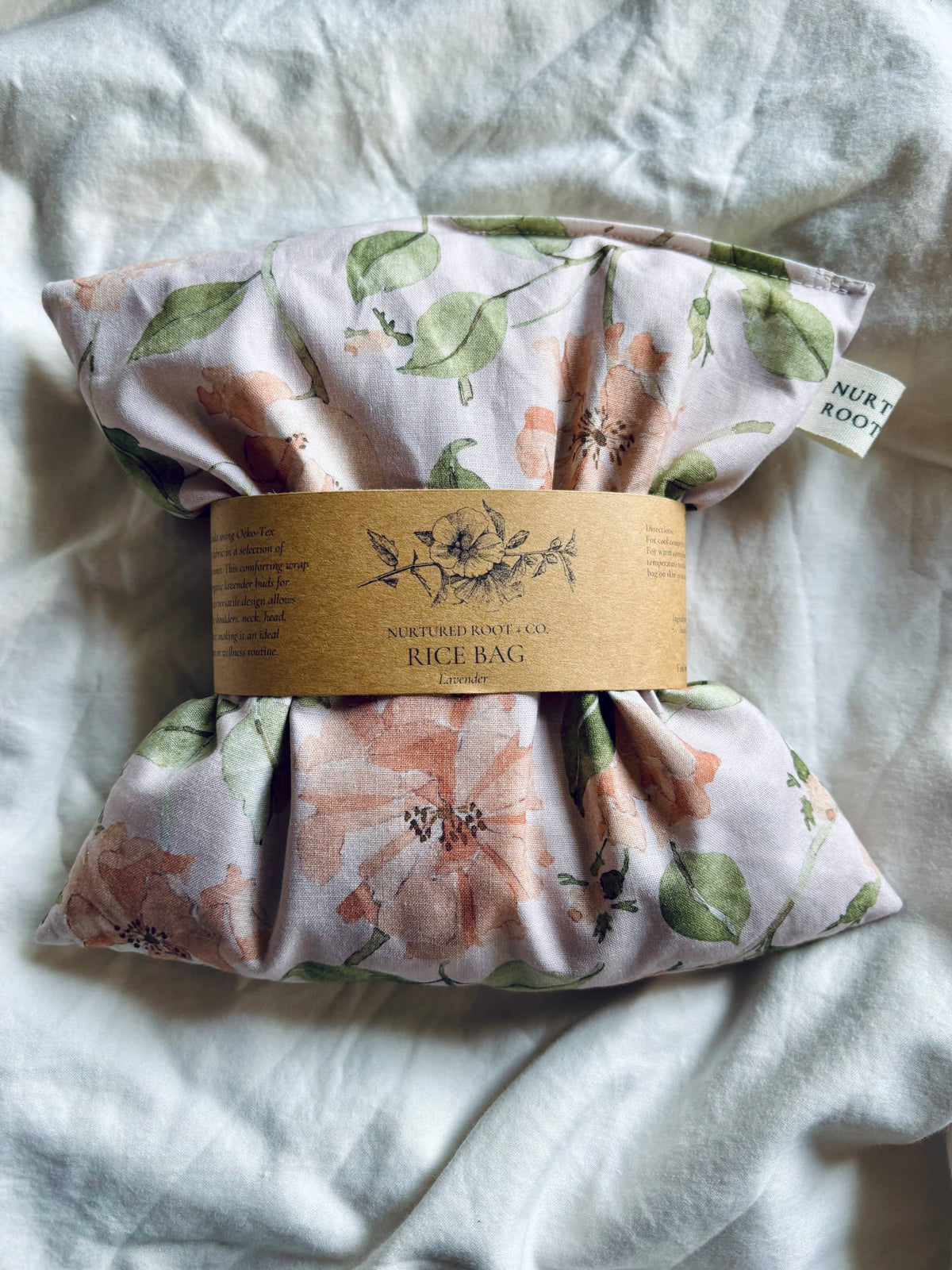 Hot & Cold Rice Bags: Unscented by Nurtured Root + Co.