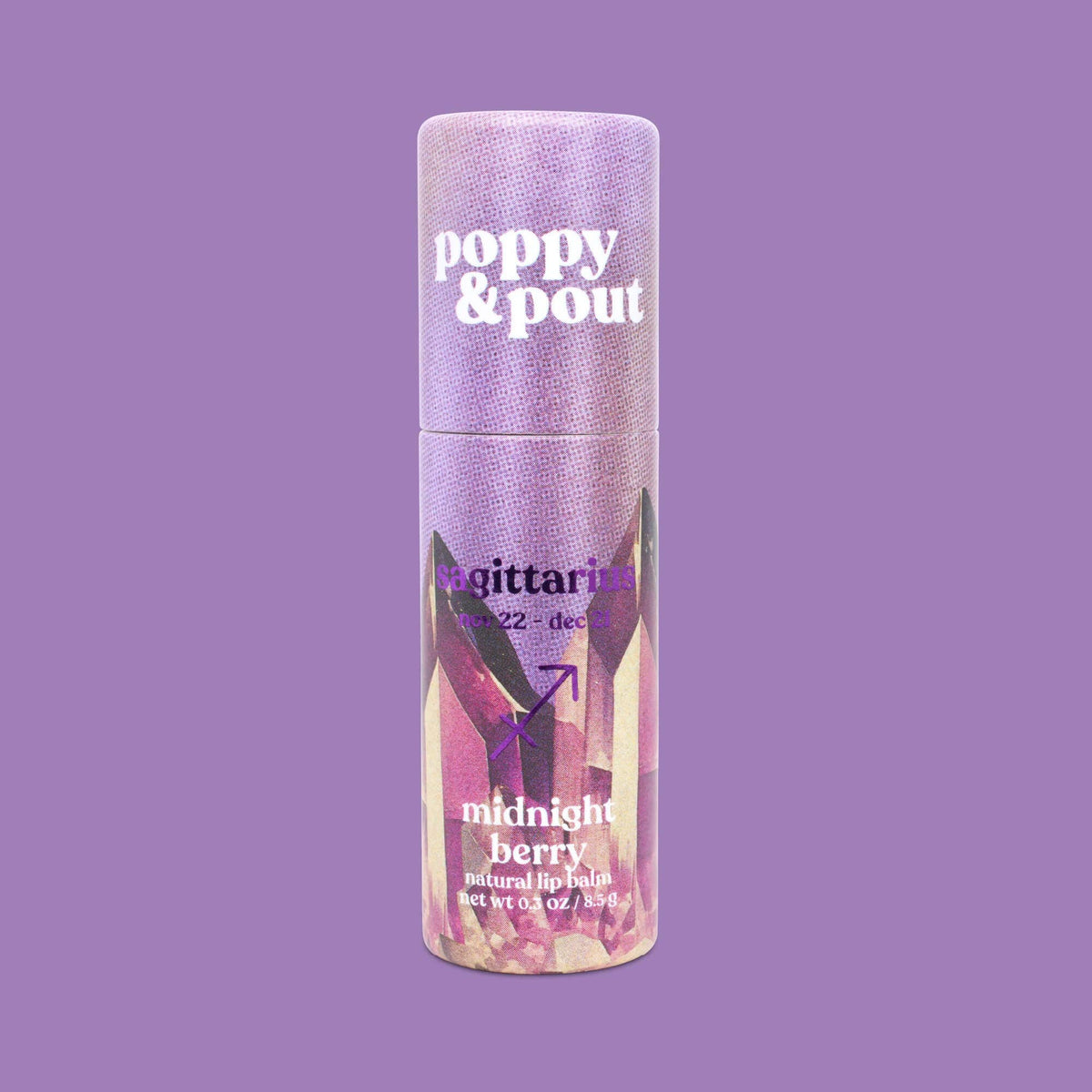 Sagittarius Lip Balm by Poppy & Pout
