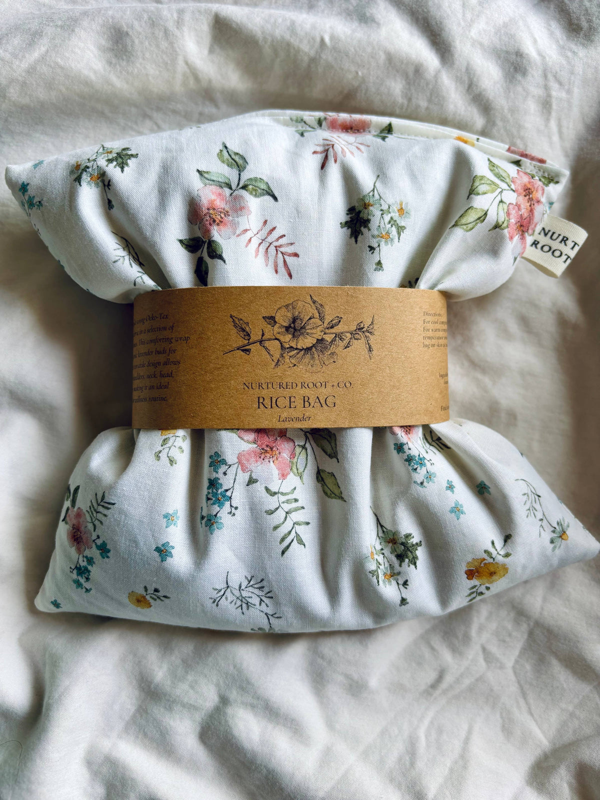 Hot & Cold Rice Bags: Unscented by Nurtured Root + Co.