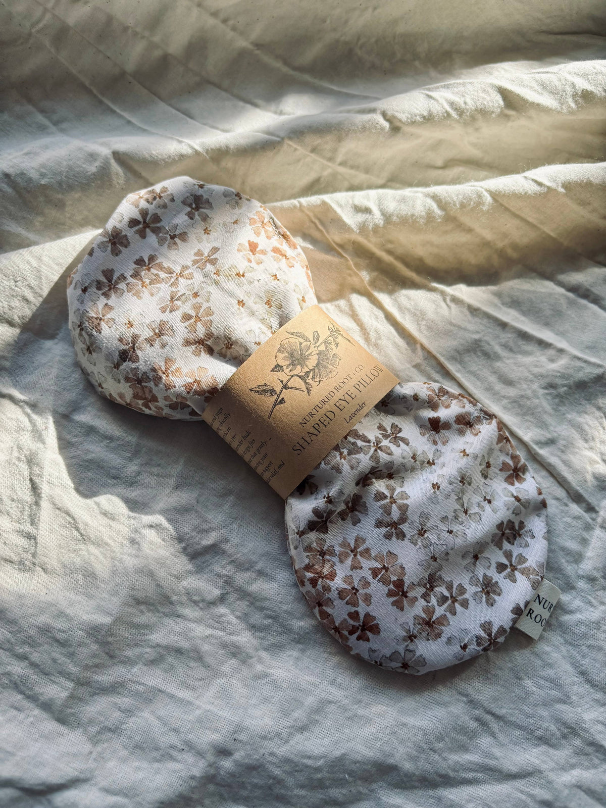 Organic Lavender and Rice Eye Pillow by Nurtured Root + Co.