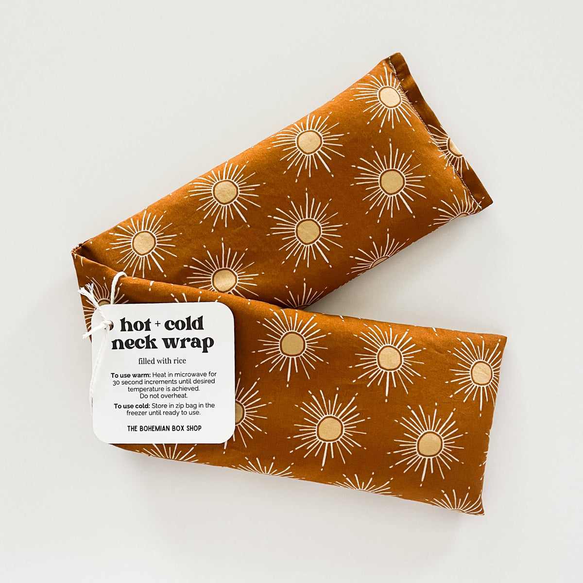 Hot & Cold Therapy Neck Wrap - Gleaming Sun Copper by The Bohemian Box Shop