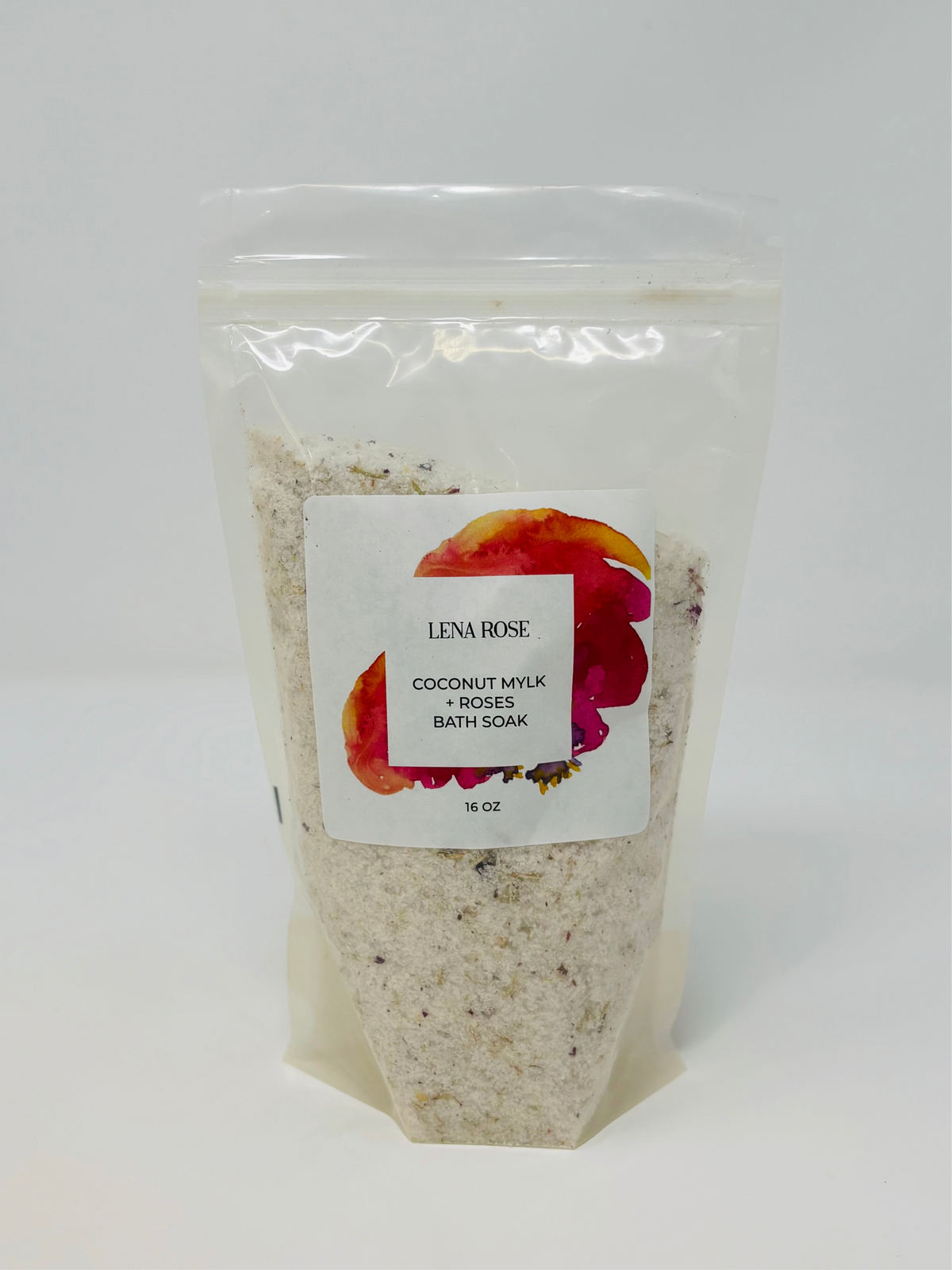 Coconut Mylk + Roses Bath Soak, alternate view