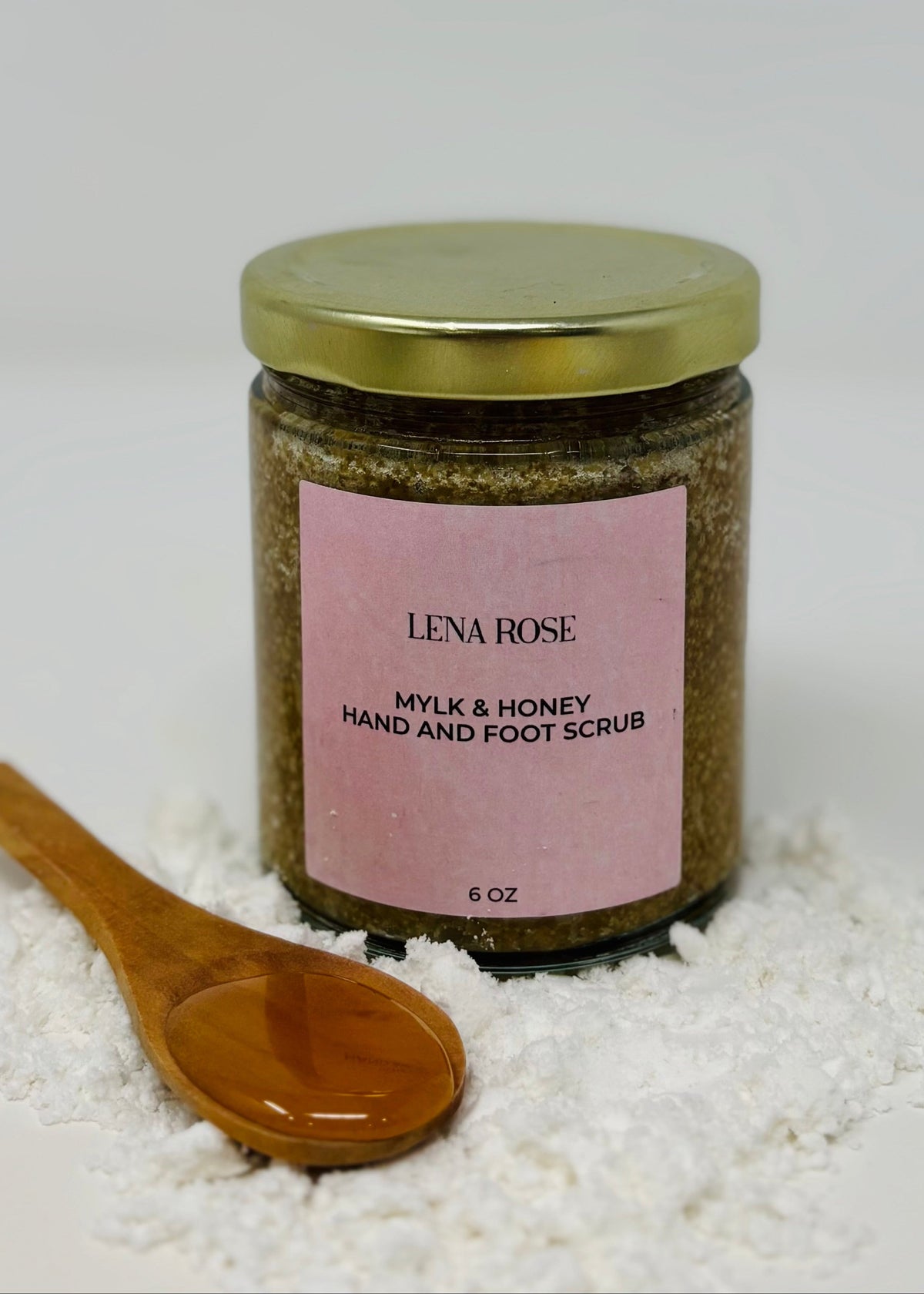 Mylk & Honey Hand and Foot Scrub, a Lena Rose House Line hand and foot scrub