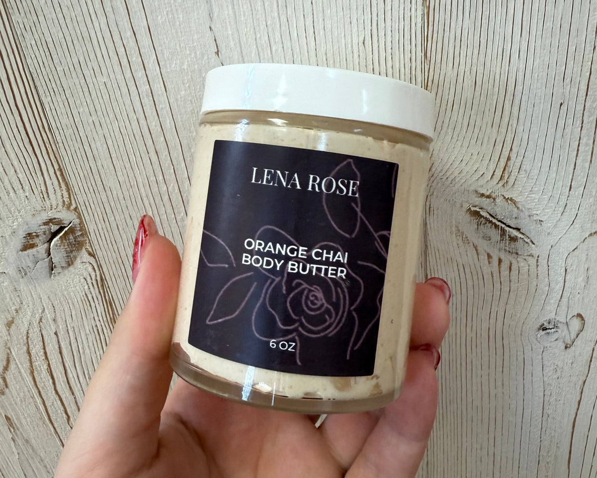 Orange Chai Body Butter from the Lena Rose House Line