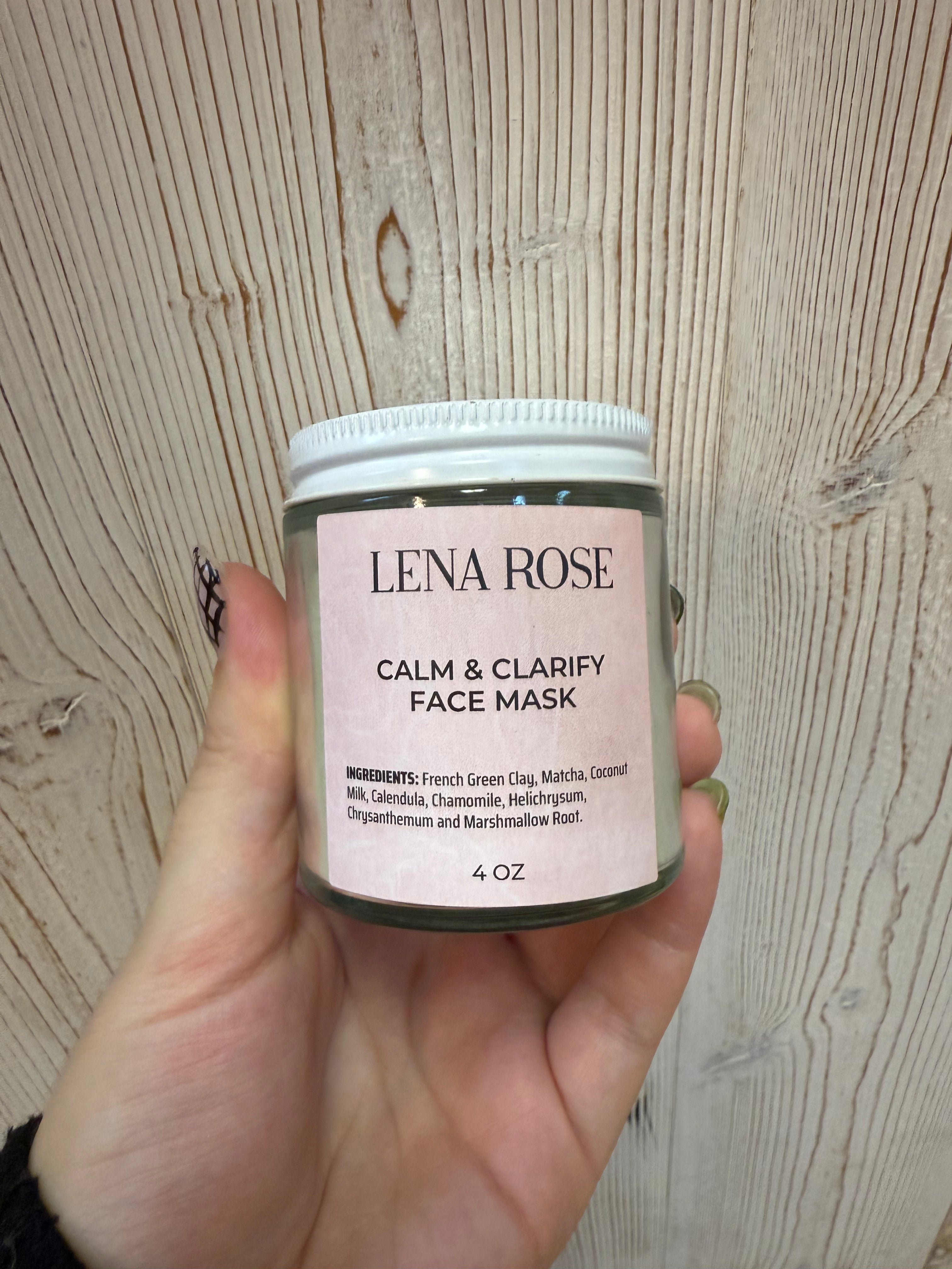 Calm & Clarify Face Mask from the Lena Rose House Line