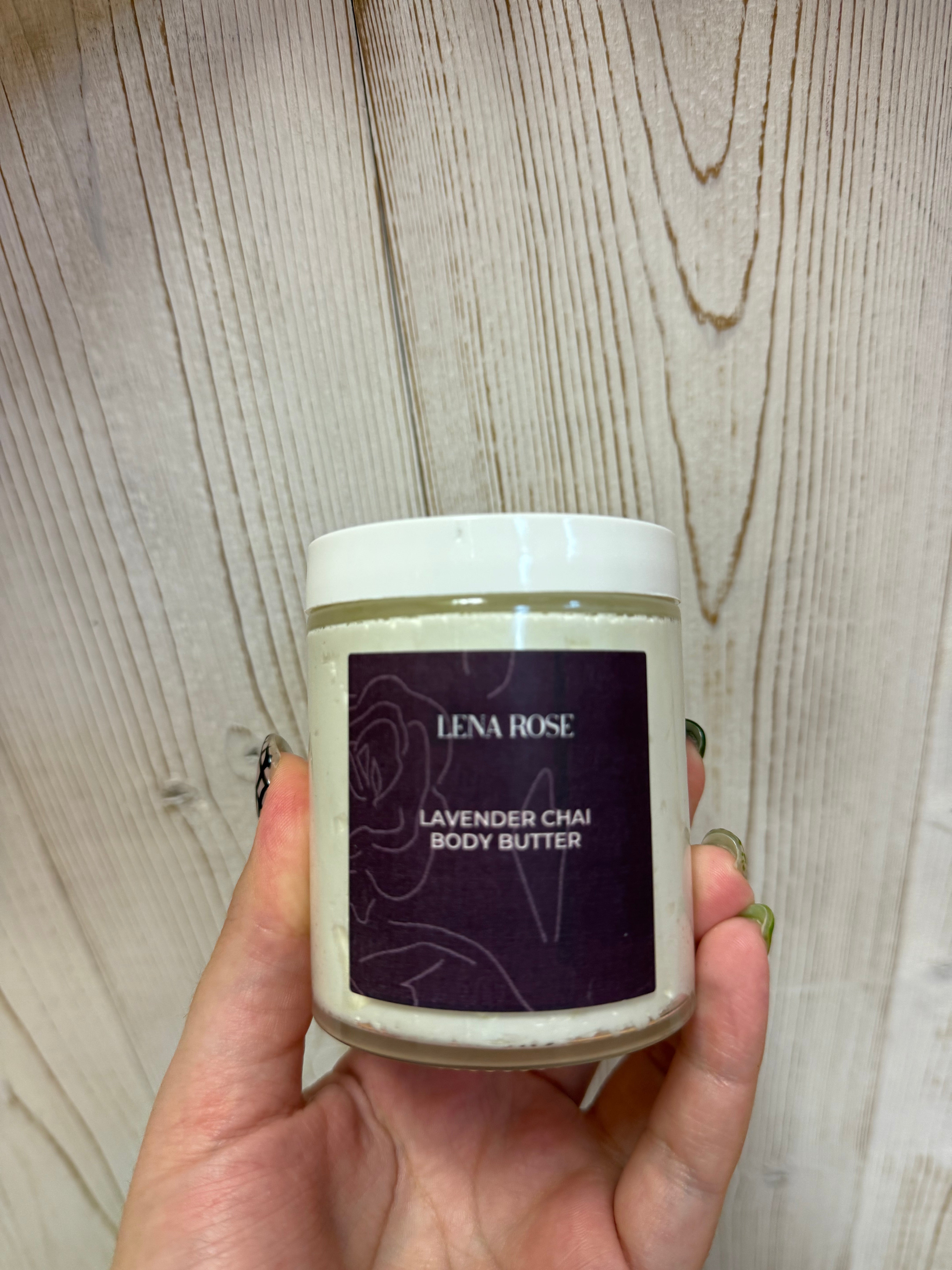 Lavender Chai Body Butter, a Lena Rose House Line body butter