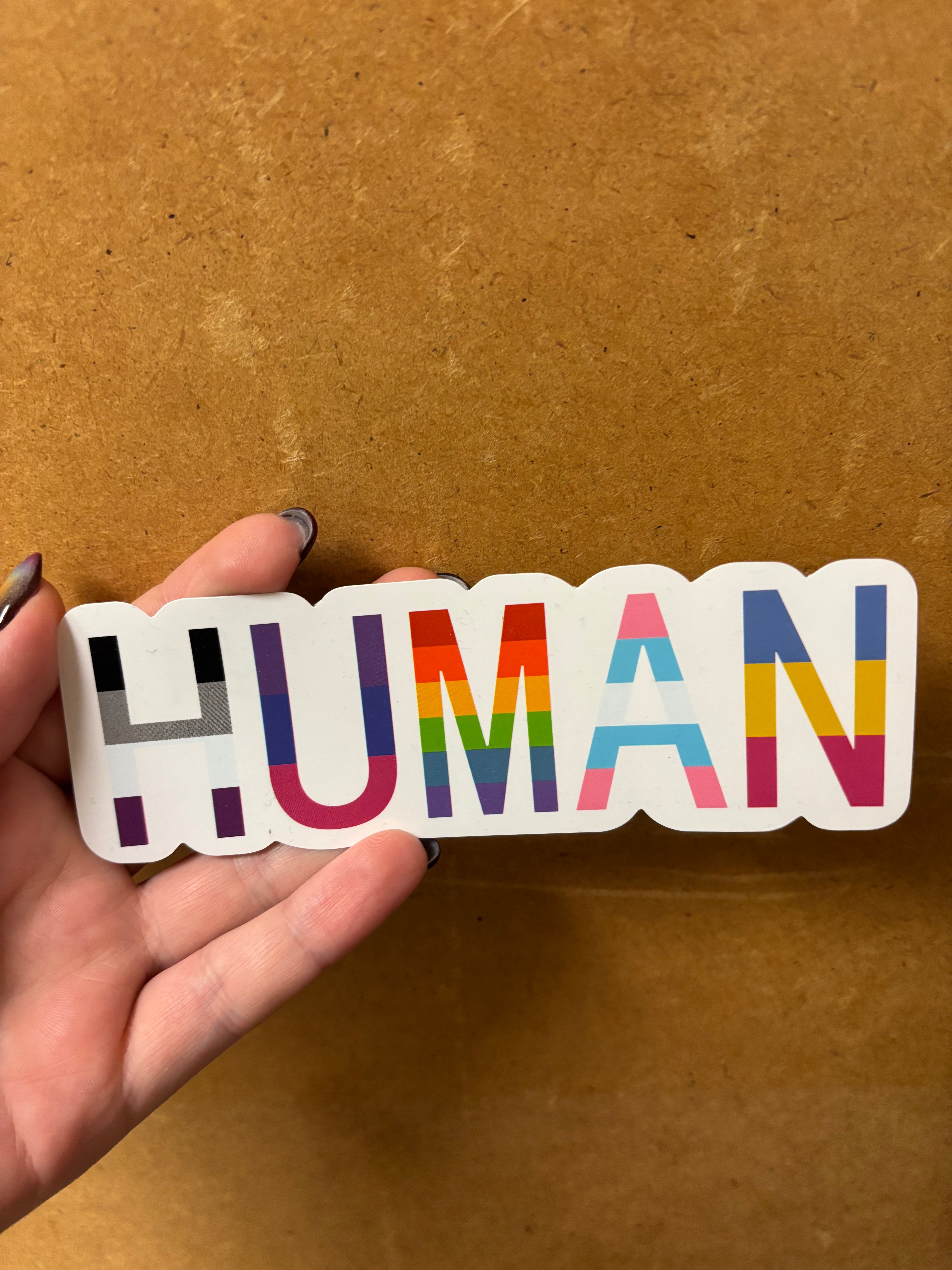HUMAN Sticker by Lena Rose