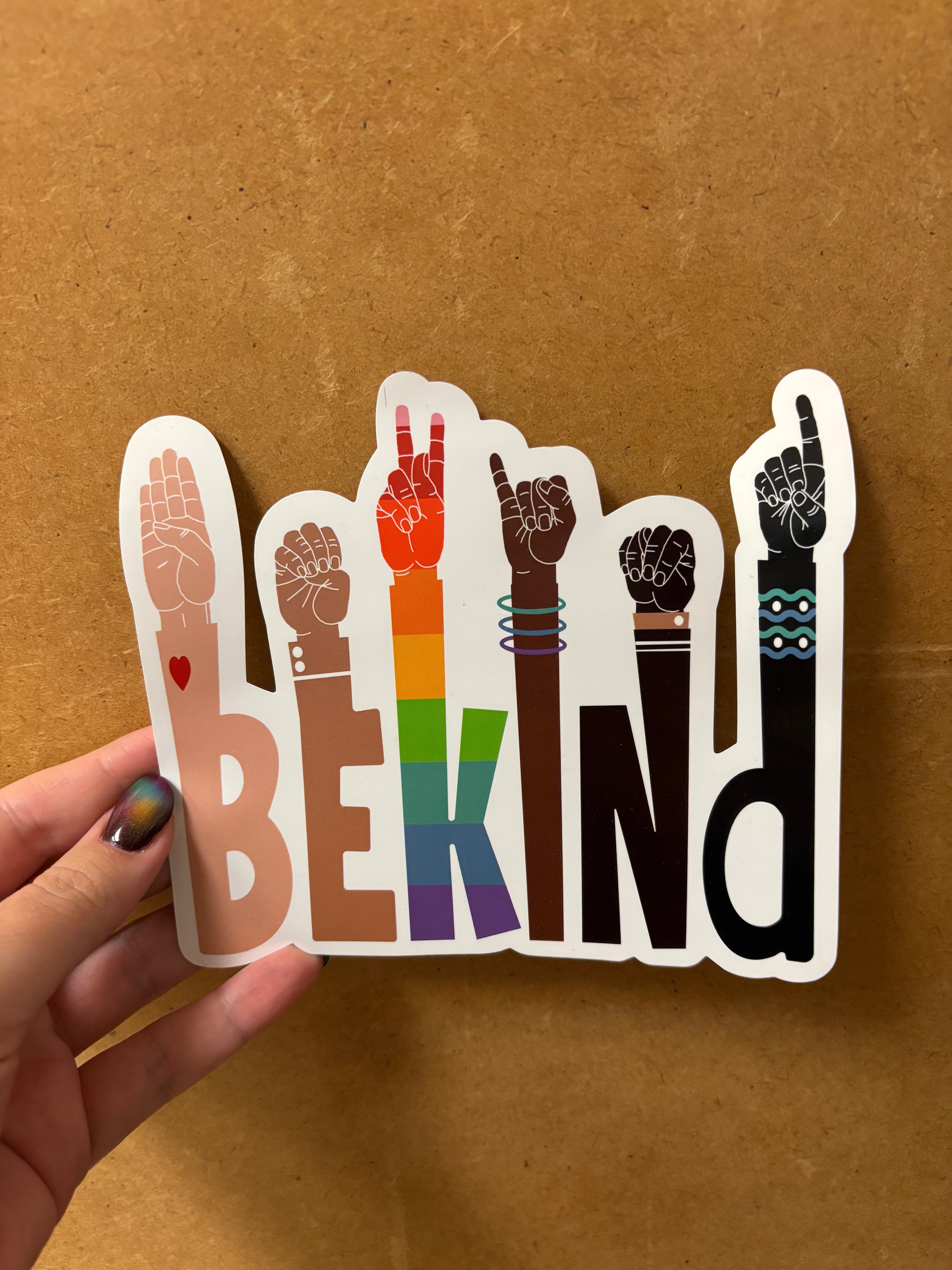 Be Kind Sticker by Lena Rose