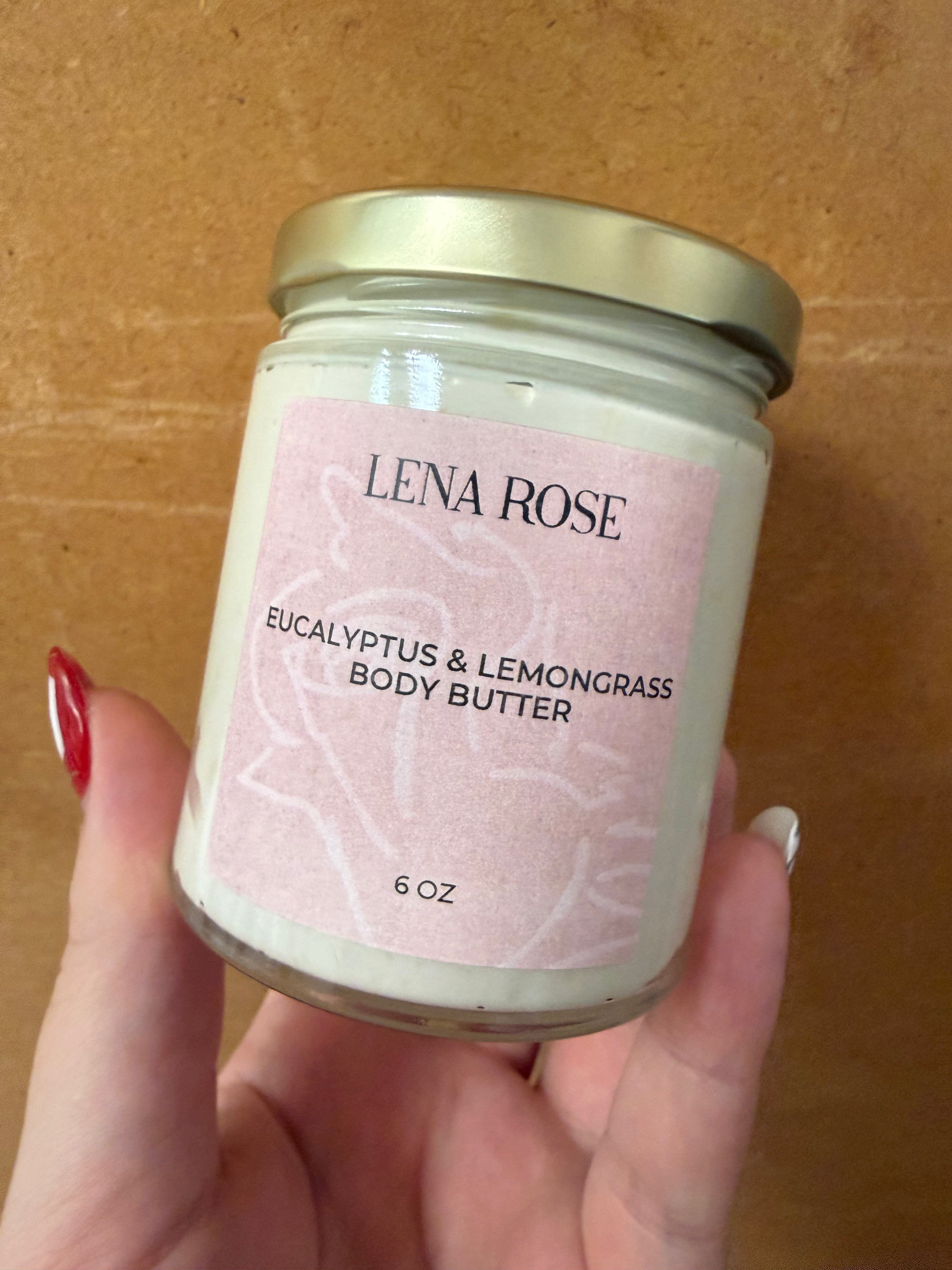 Eucalyptus & Lemongrass Body Butter by Lena Rose