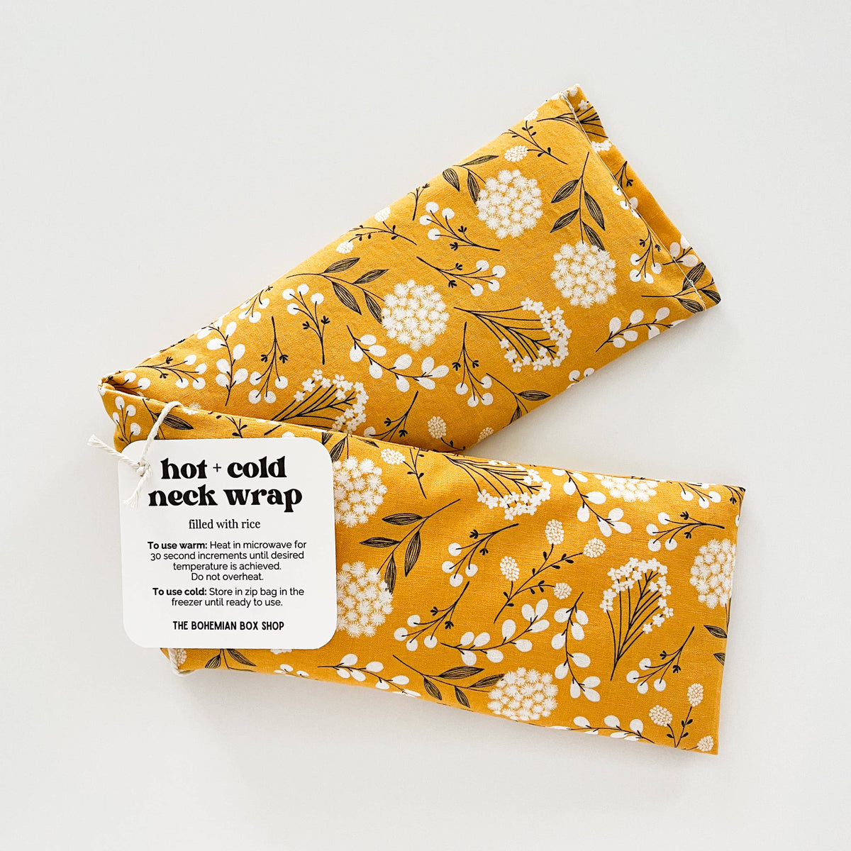 Hot & Cold Therapy Neck Wrap - Woodland Cotton by The Bohemian Box Shop