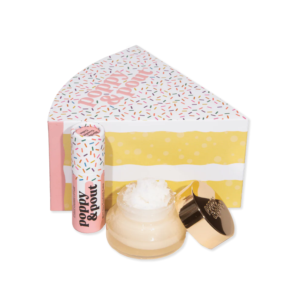 Gift Set Birthday Confetti Cake by Poppy and Pout
