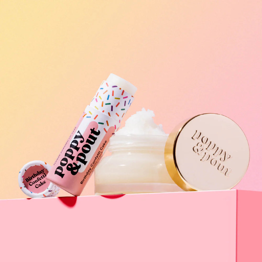 Gift Set Birthday Confetti Cake by Poppy and Pout