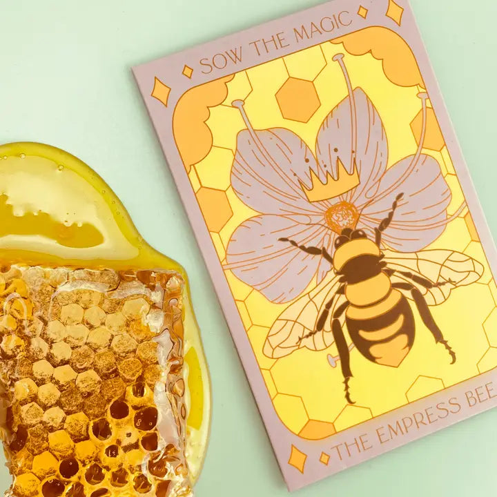 The Empress Bee Tarot Seed Packet by Sow the Magic