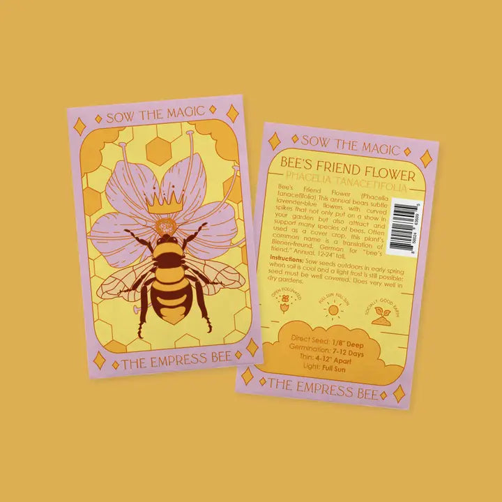 The Empress Bee Tarot Seed Packet by Sow the Magic