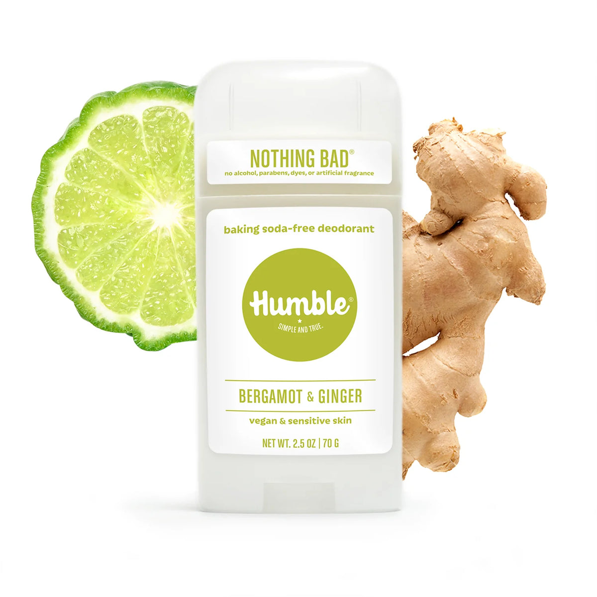 Vegan Bergamot & Ginger Natural Deodorant by Humble