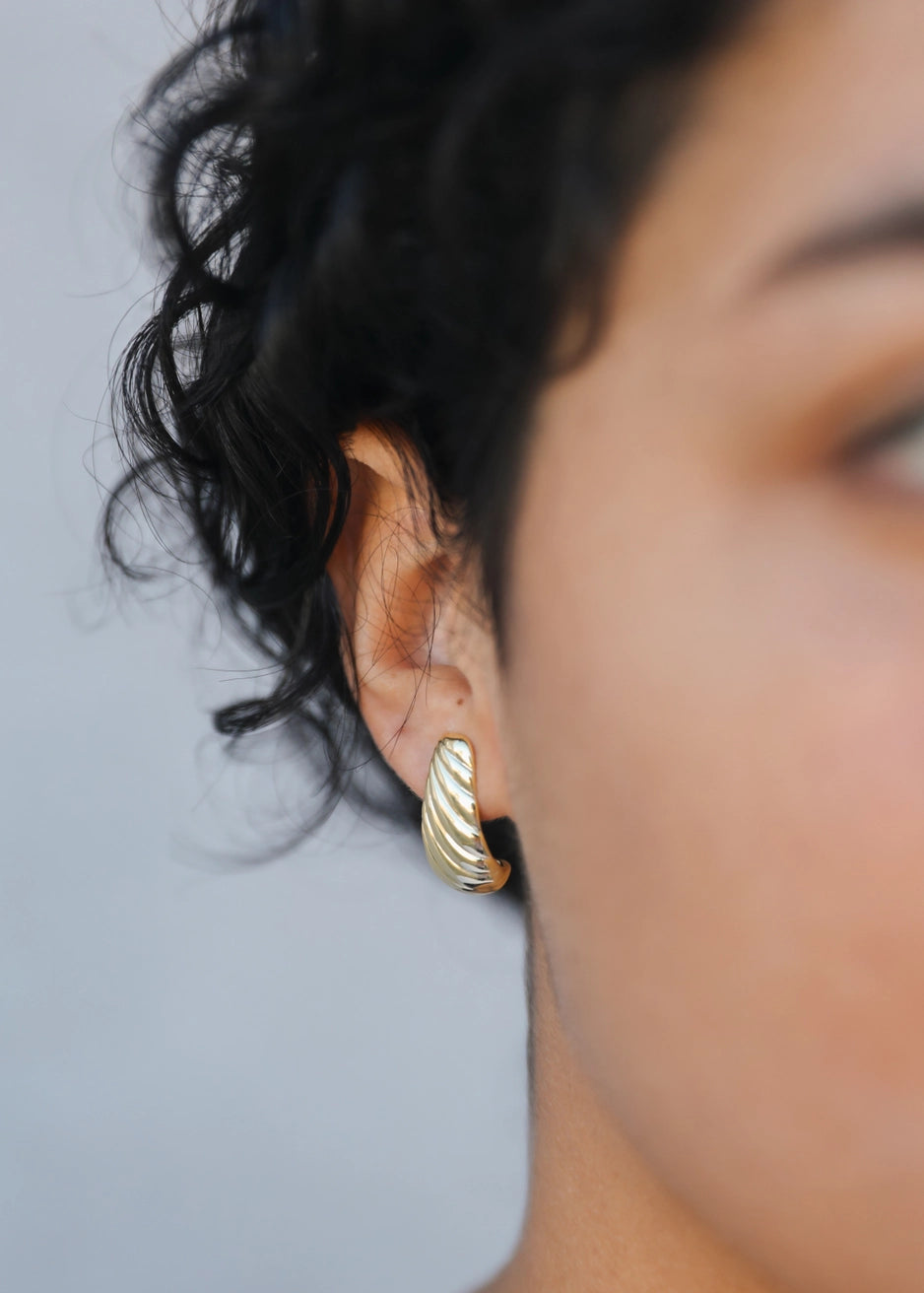 Bold Swirl Earring by JaxKelly