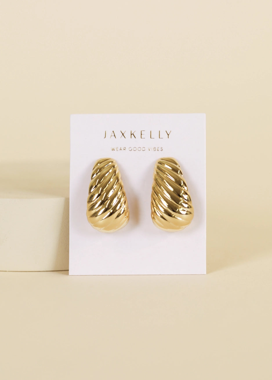 Bold Swirl Earring by JaxKelly