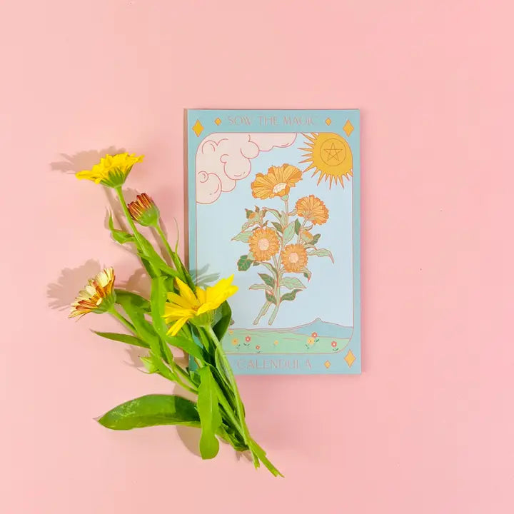 Calendula Tarot Seed Packet by Sow the Magic