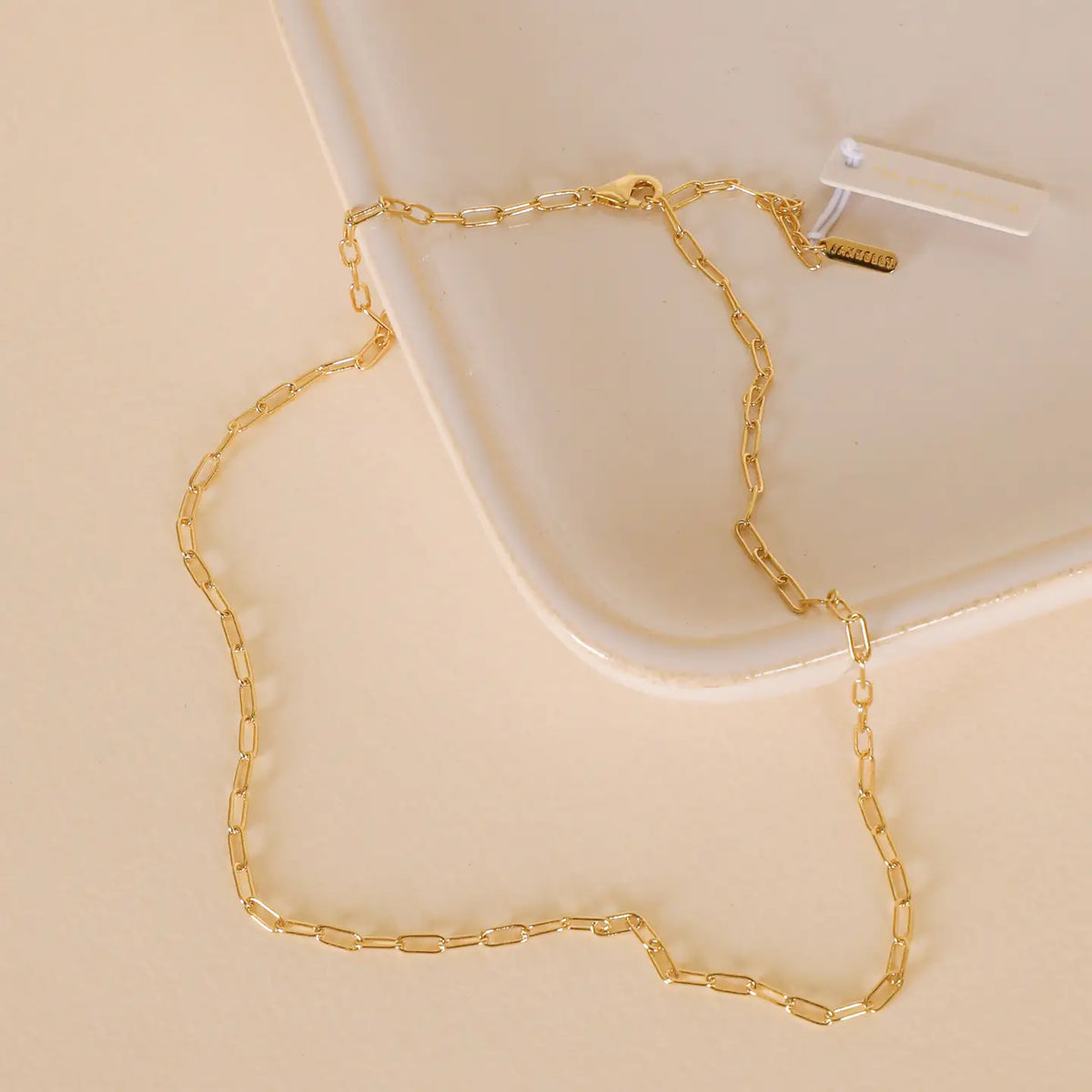 Small Link Gold Chain Necklace by JaxKelly