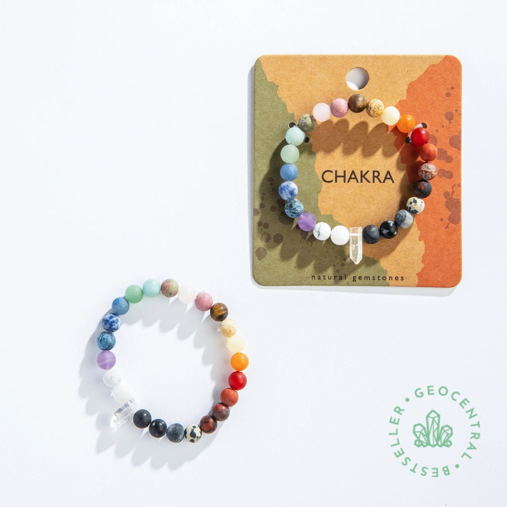 Crystal Point Chakra Bracelets