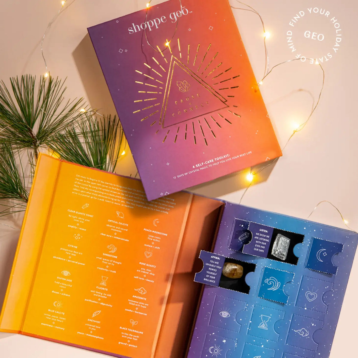 12 Day Self-Care Crystal Toolkit, alternate view