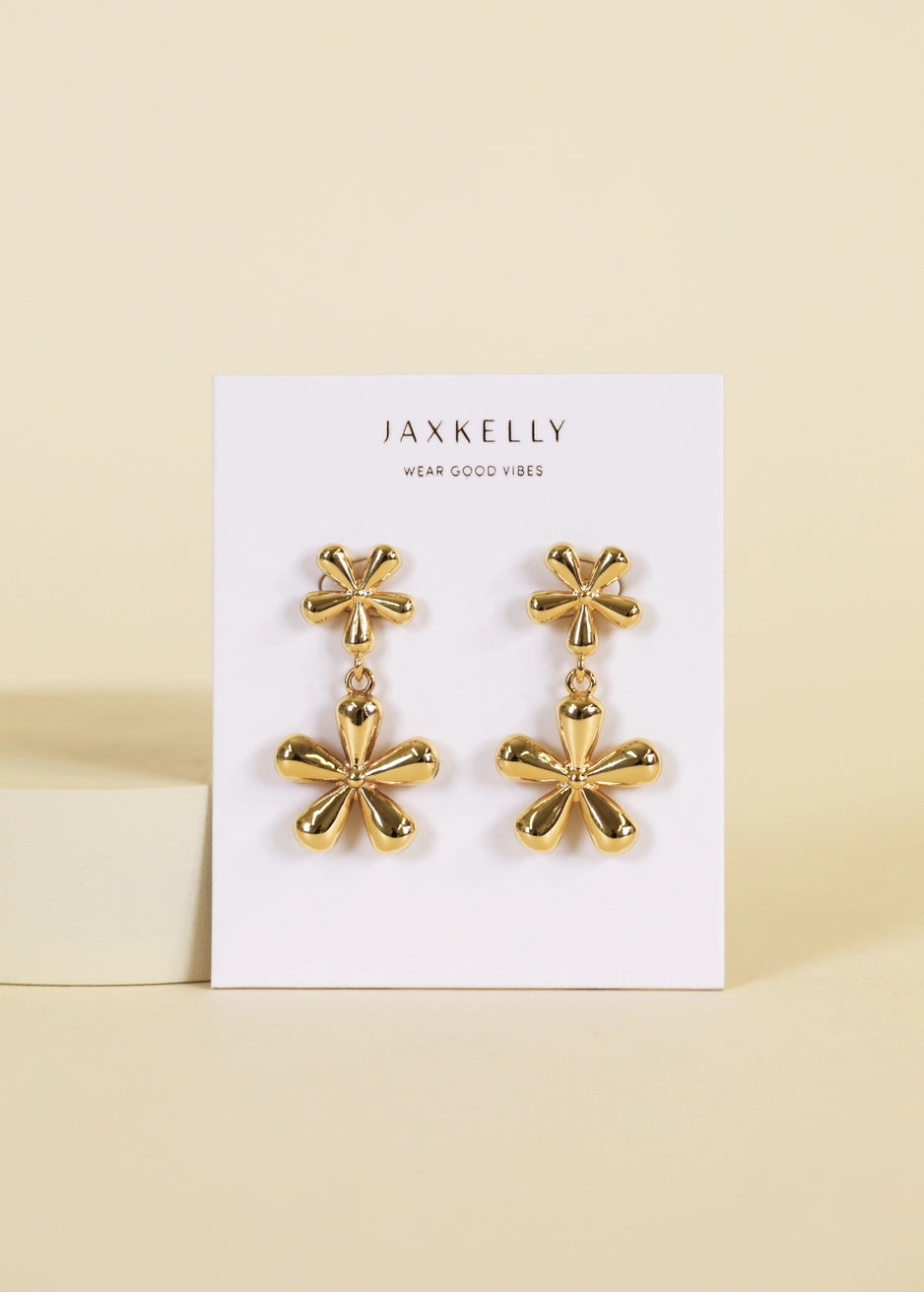 Double Daisy Earring by JaxKelly