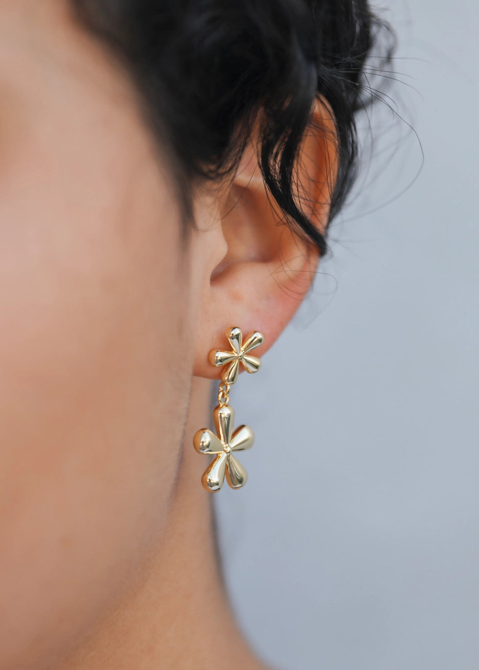 Double Daisy Earring by JaxKelly