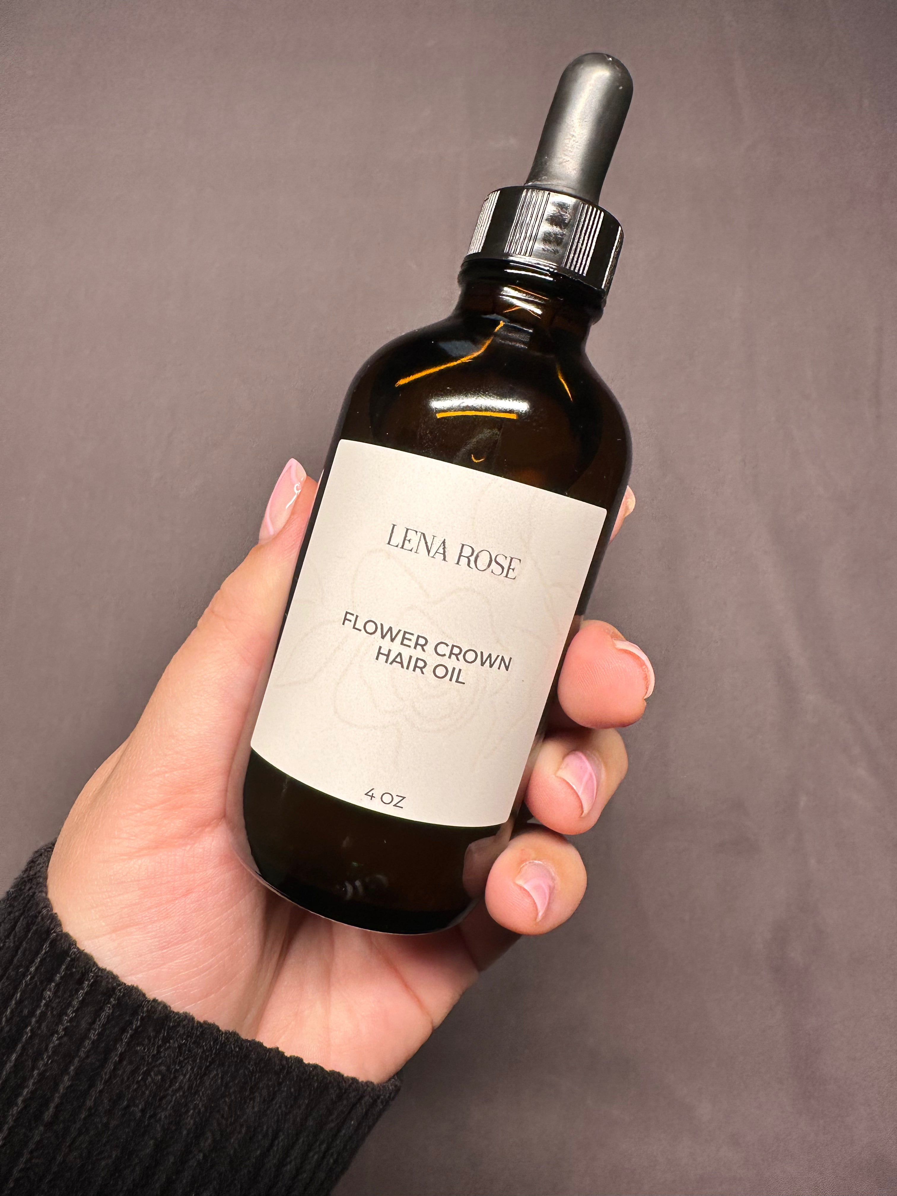 Flower Crown Hair Oil from the Lena Rose House Line