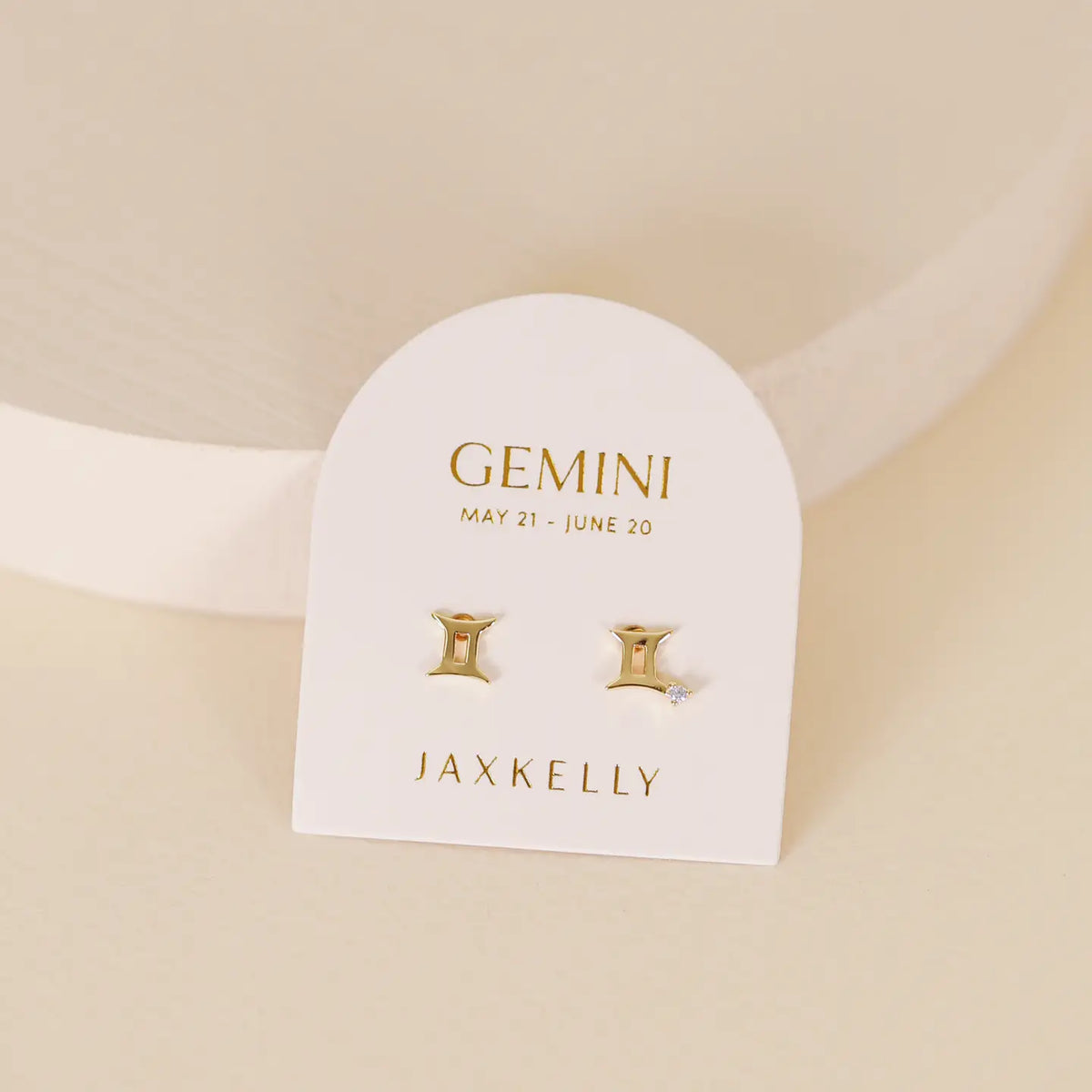 Gemini Gold Earrings by JaxKelly