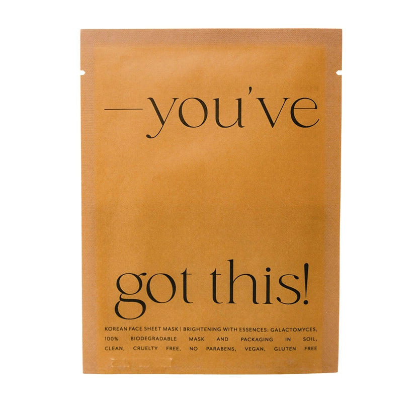 You've Got This Sheet Mask, a Lucky Owl sheet mask