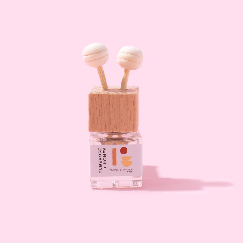 Travel Diffuser Vent Clip - Tuberose and Honey by Homebody Candle Co.