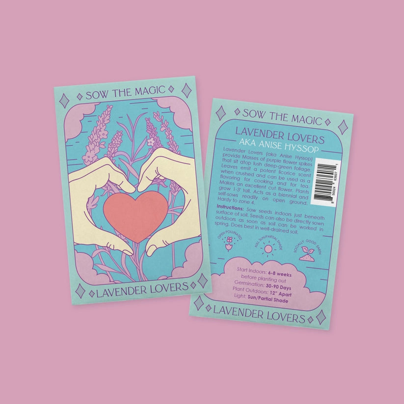 Lavender Lovers Tarot Seed Packet by Sow the Magic