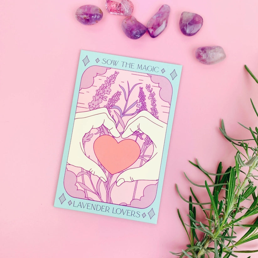 Lavender Lovers Tarot Seed Packet by Sow the Magic
