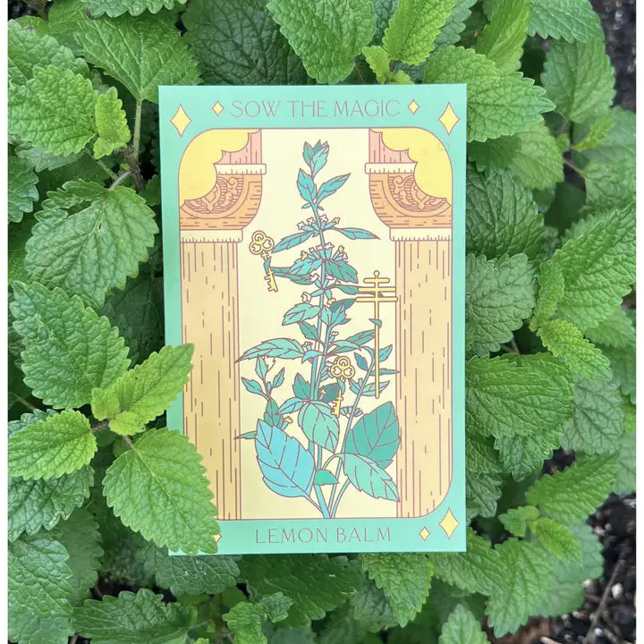 Lemon Balm Tarot Seed Packet by Sow the Magic