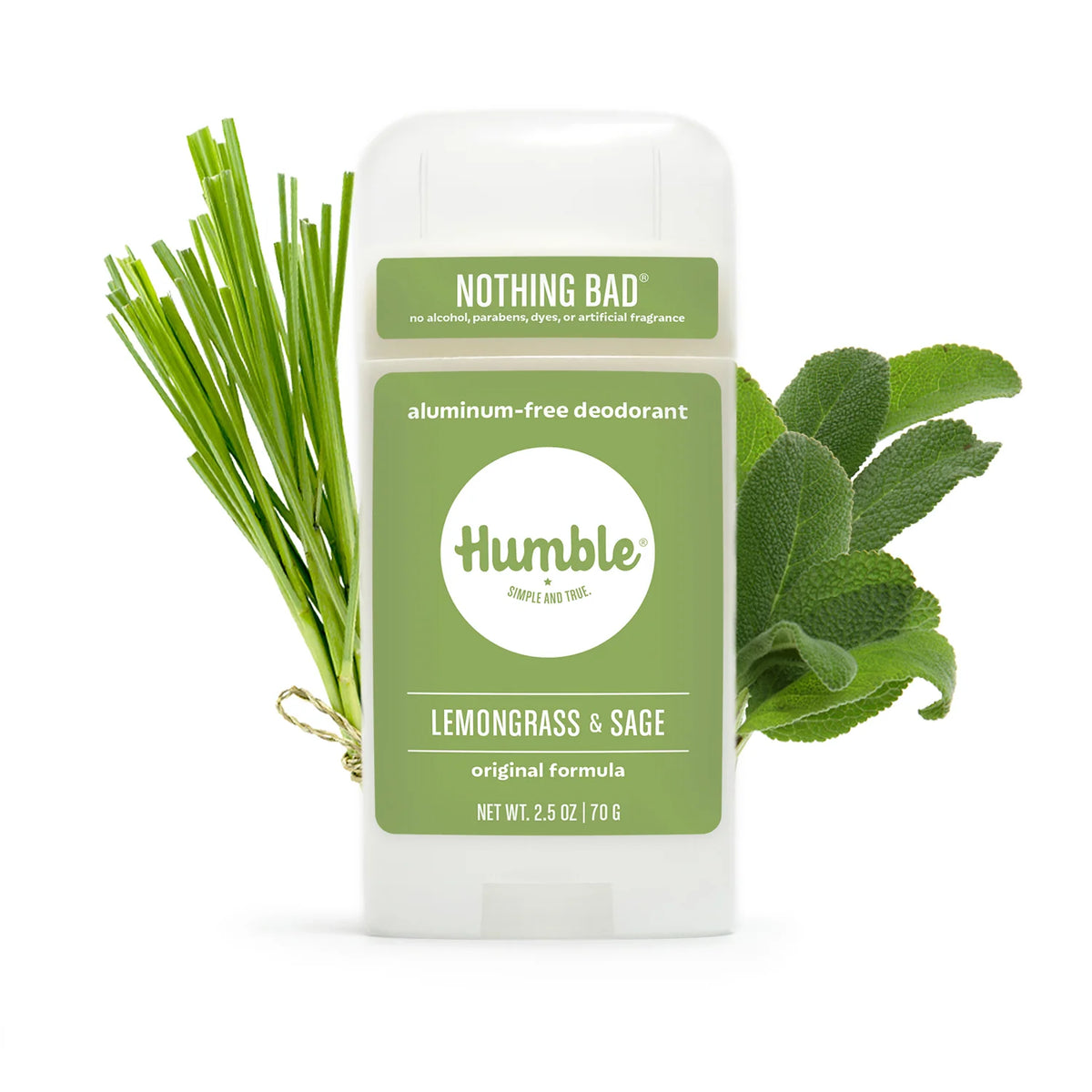 Lemongrass & Sage Natural Deodorant by Humble