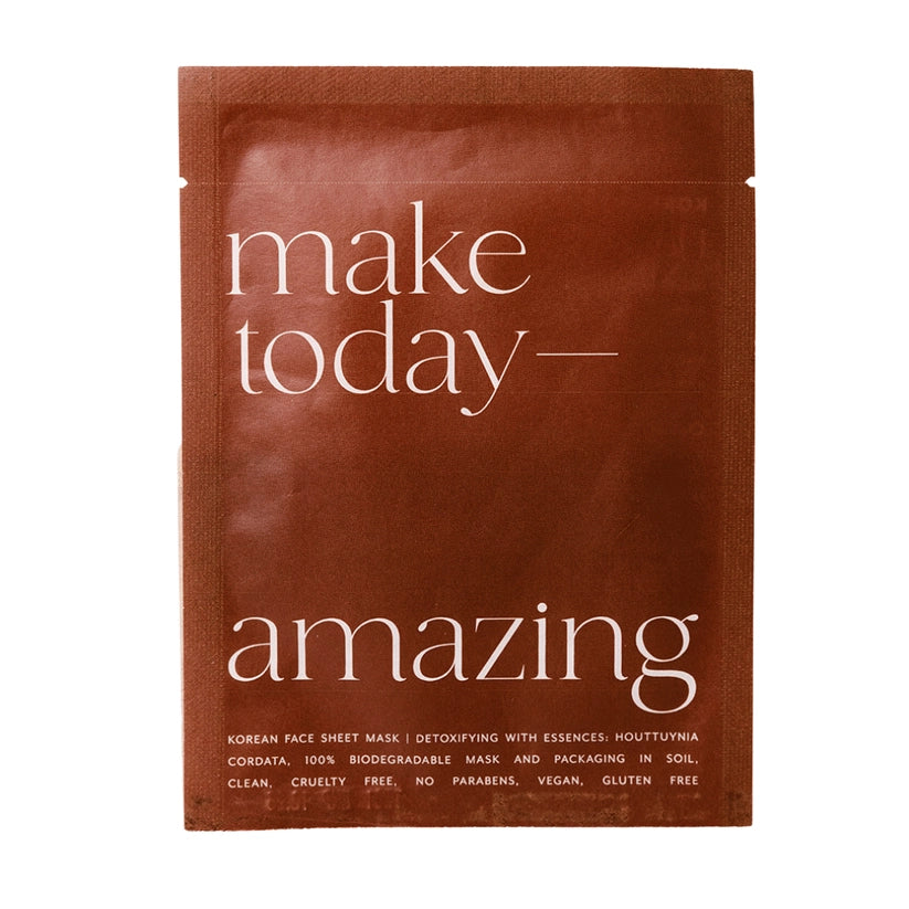 Make Today Amazing Sheet Mask, a Lucky Owl sheet mask