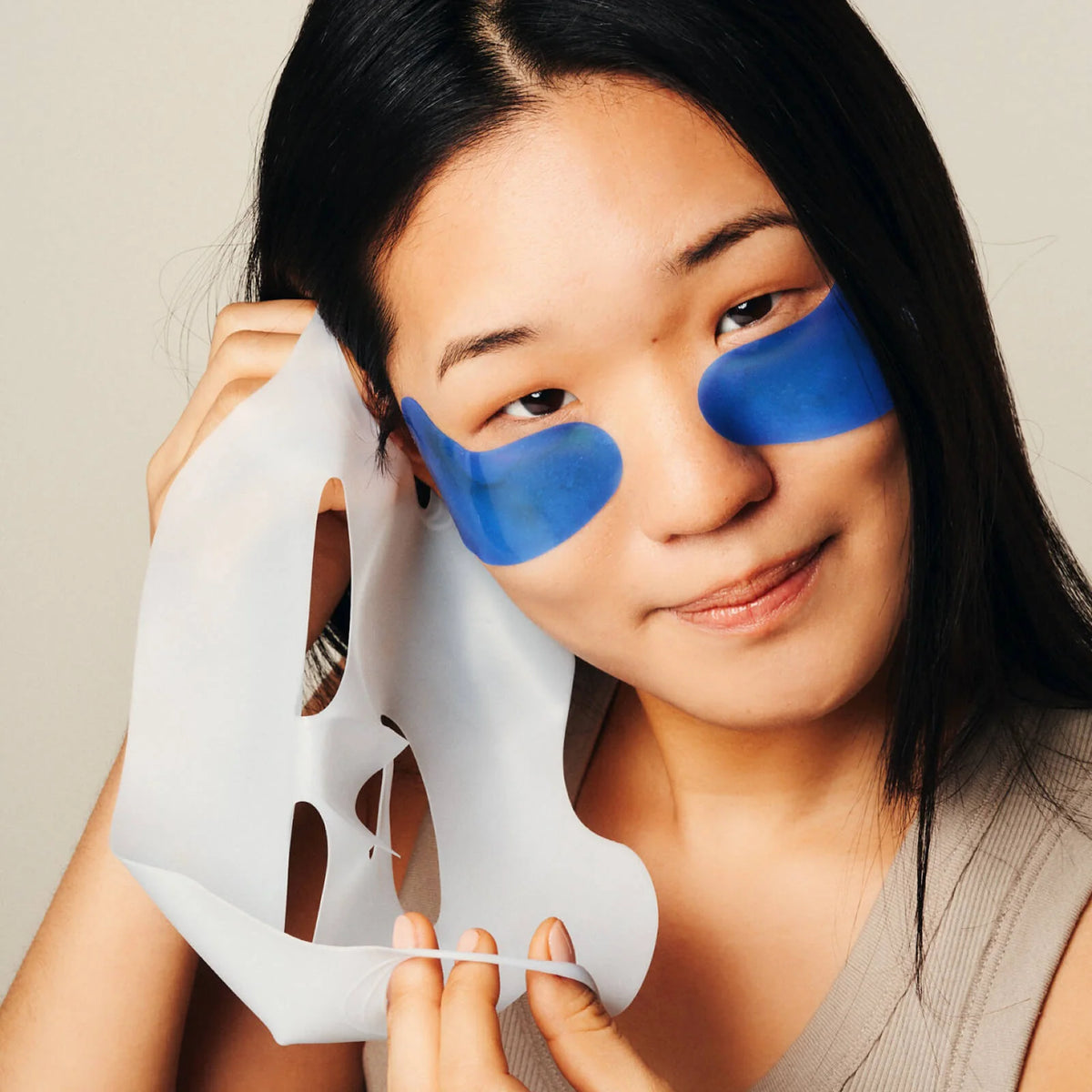 Reusable Silicone Sheet Mask Set for Face + Eyes by Province Apothecary