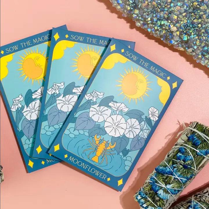 Moonflower Tarot Seed Packet by Sow the Magic