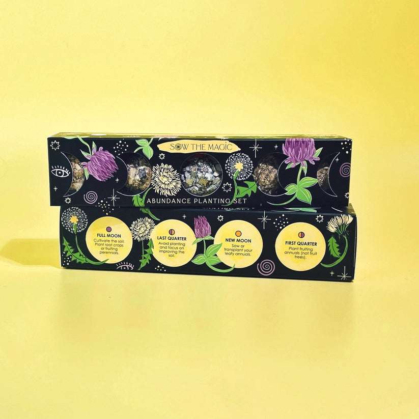 Moon Phase Abundance Seed Ball Planting Set by Sow the Magic