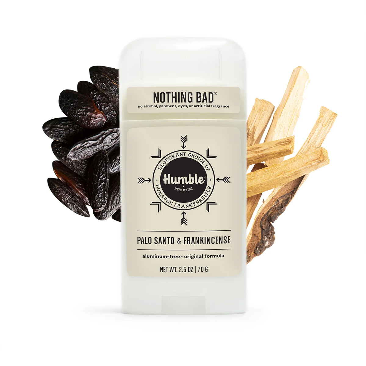 Palo Santo & Frankincense Natural Deodorant by Humble