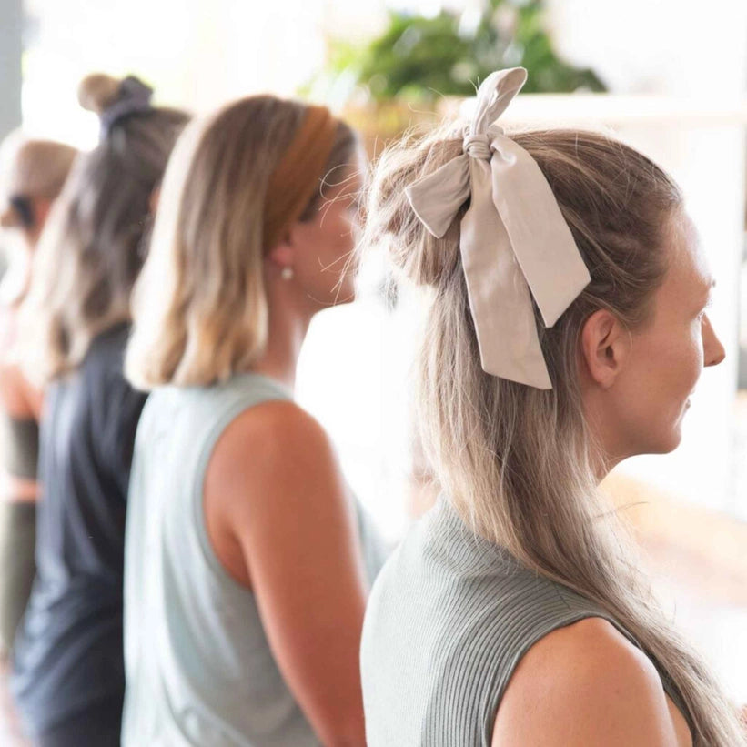 Satin Bow Scrunchie by Kooshoo