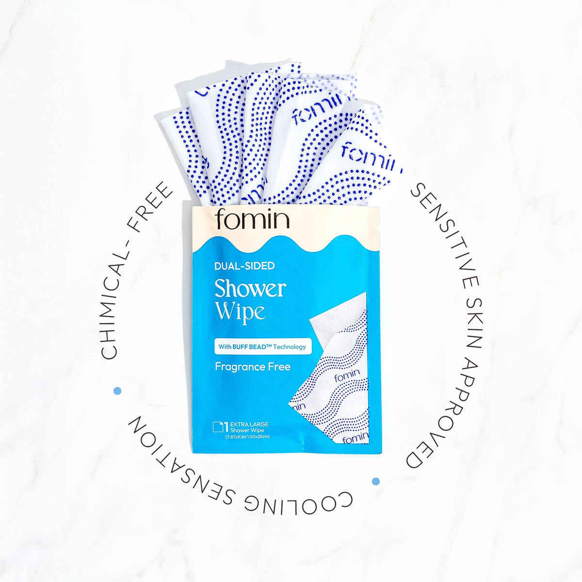 Fomin - Shower Wipes Fragrance Free