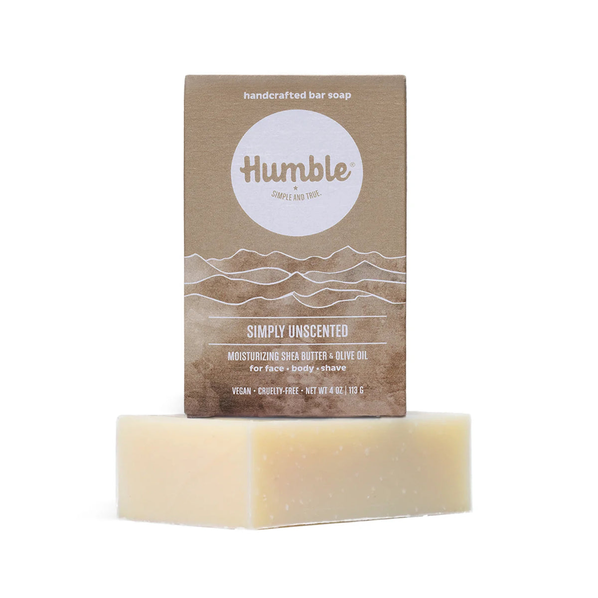 Simply Unscented Soap by Humble